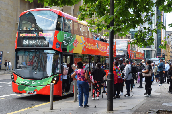 City Sightseeing Glasgow bus