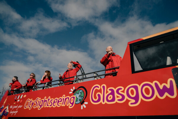 City Sightseeing Glasgow bus